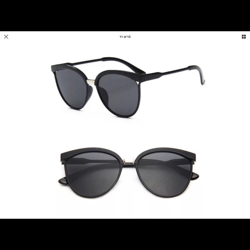 ❎$25 BUNDLED ❎Designer Vintage Blue Mirror Flat Lens Sunglasses - Picture 6 of 6
